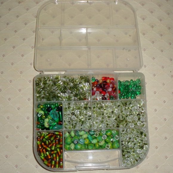 2LB .- BEADS & ORGANIZER Motsly Green - Picture 4 of 5